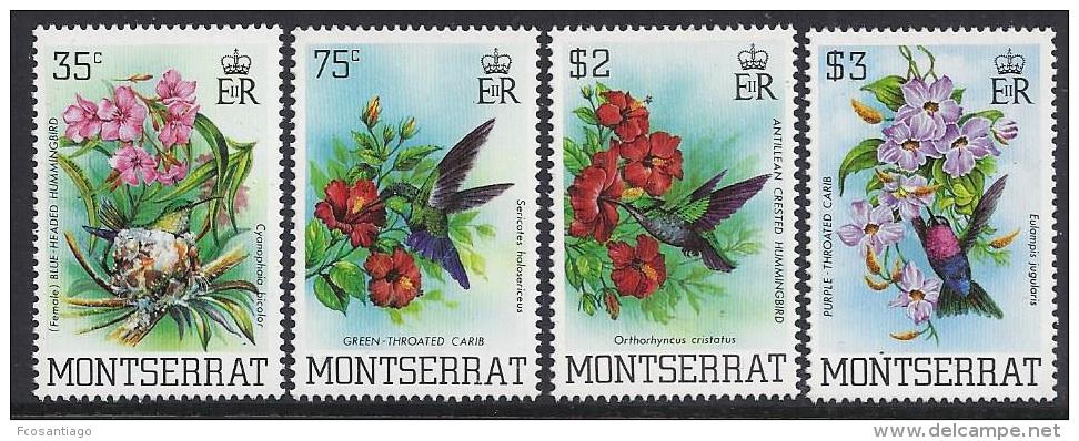 COLIBRIES - MONTSERRAT 1983 - Yvert #517/20 - MNH ** - Colibris