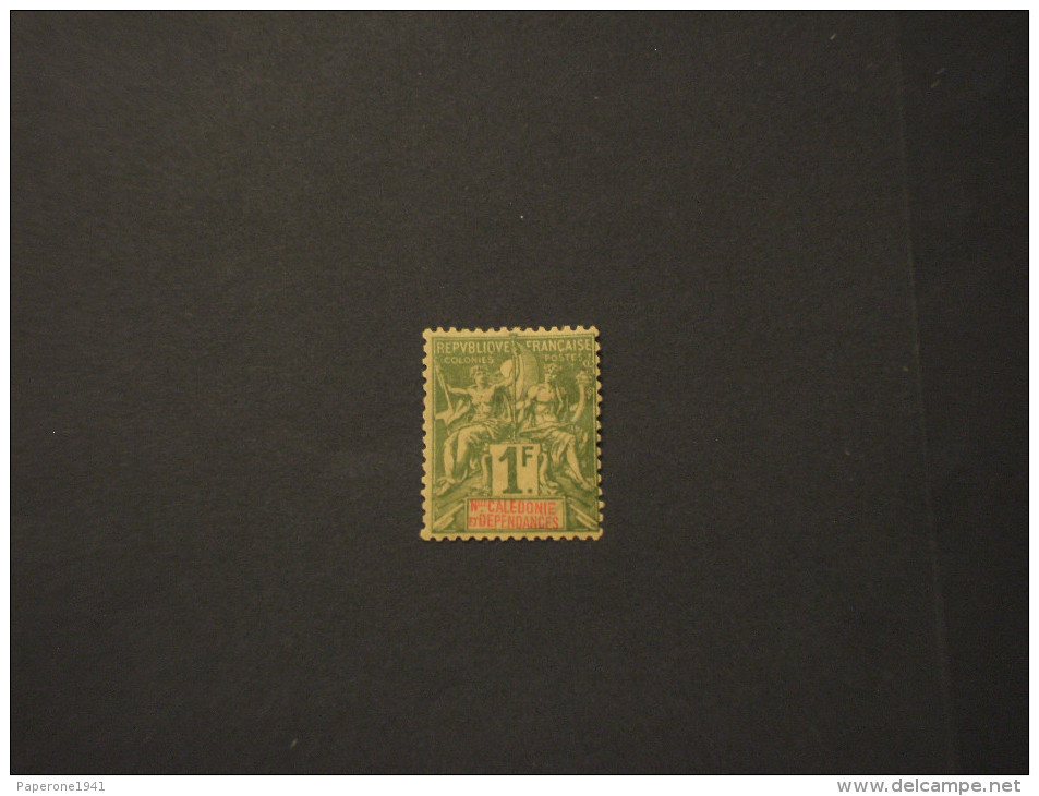 NOUVELLE CALEDONIE - 1892 PITTORICA 1 F. - NUOVO(+) - Ungebraucht