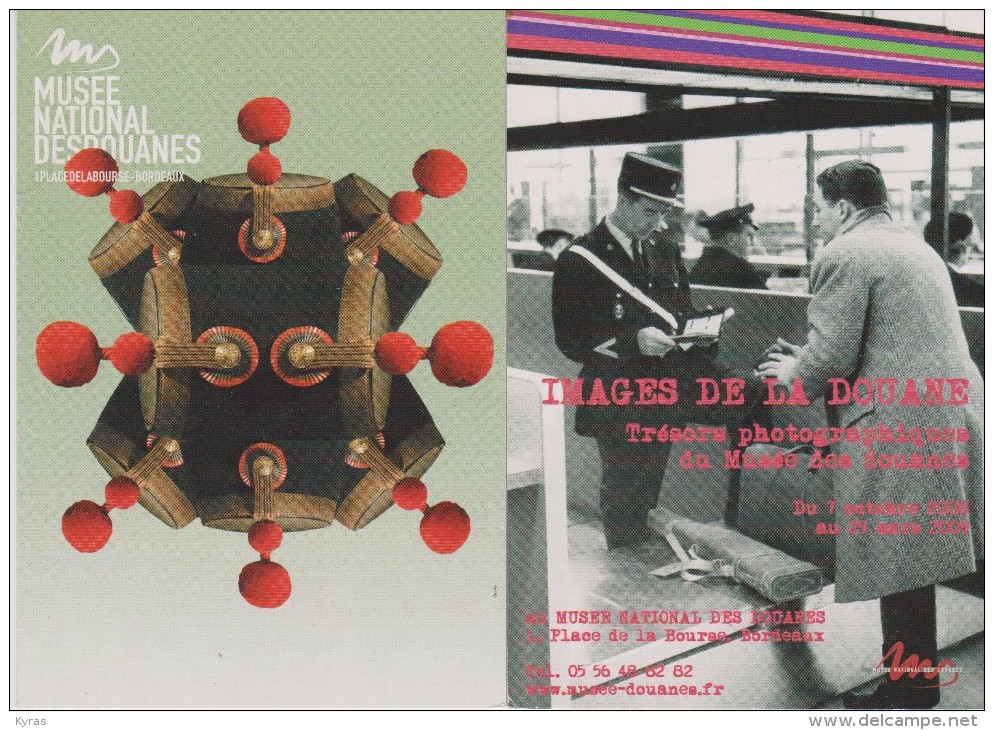 2 CPM 10X15 DOUANES ( Cart'com / PUB ) Images De La Douane( Trésors Photographiques) / Musée National Des Douanes - Douane