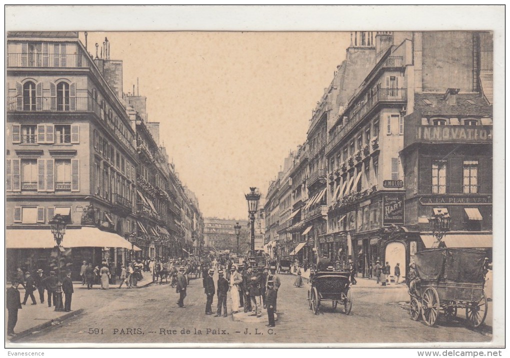 PARIS /  RUE DE LA PAIX   /////    REF  JANV. 16 / BO - Arrondissement: 01