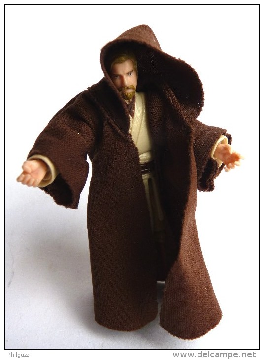 1 FIGURINE STAR WARS 2005 OBI WAN KENOBI 1 AVEC MANTEAU Hasbro China - Episodio I