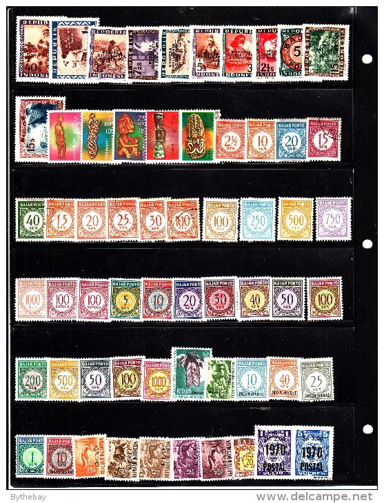 Indonesia Lot Of 120 Postage Stamps - Mint, Used - Vrac (max 999 Timbres)