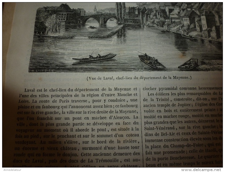 1847 MP   LAVAL (descrip+ Grav); Légendes Bibliques Des Musulmans; Influence De La Moralité Sur La Physionomie; Etc - 1800 - 1849