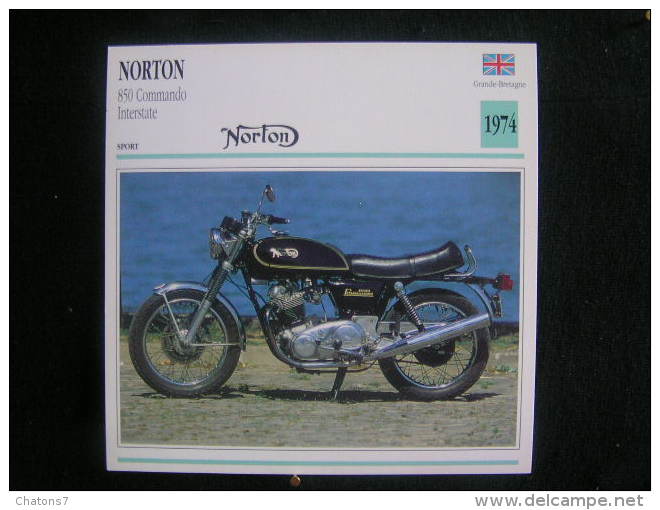 AP2 / Sports, Moto, NORTON 850 COMMANDO INSTERSTATE - 1974 - Sport
