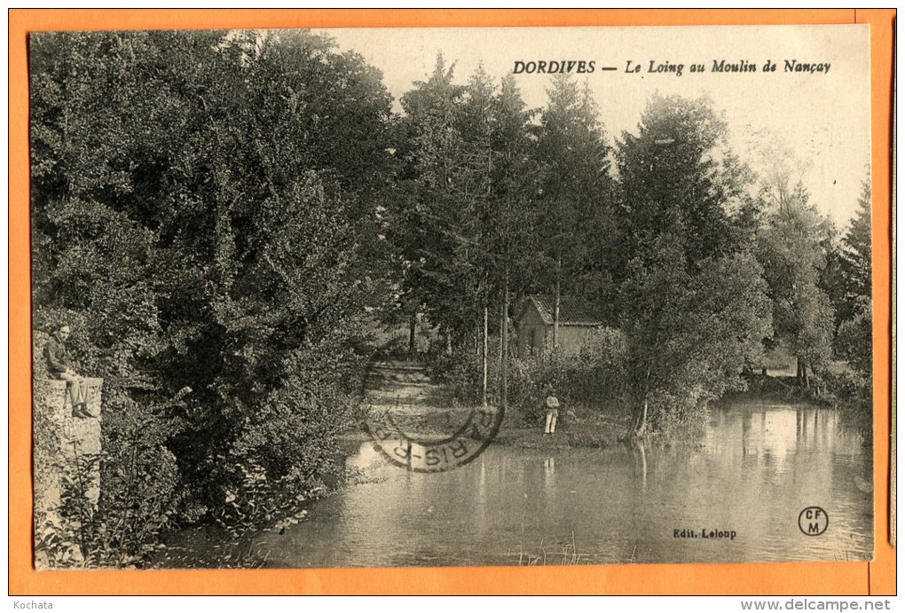 LOL028, Dordives, Le Loing Au Moulin De Nançay, Circulée 1920 - Dordives