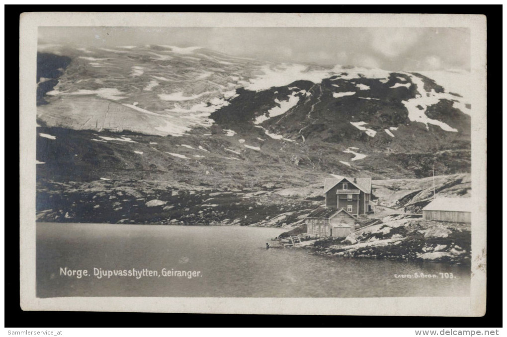 [003] Norge - Norwegen, Djupvasshytten, Geiranger, ~1940 - Norwegen