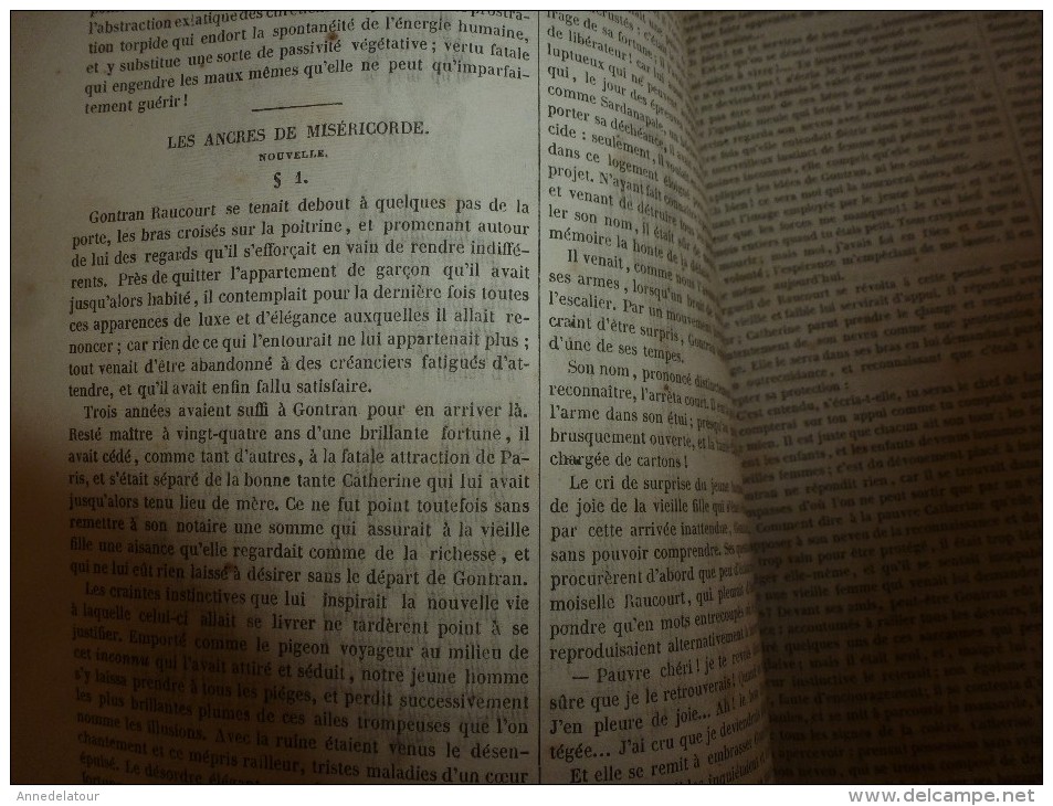 1847 MP Salon Galerie Borghèse; Les Classes Pauvres En EGYPTE (Fellahs) ; Pont SAINT-LAURENT, Sur Le Var (grav-descrip) - 1800 - 1849