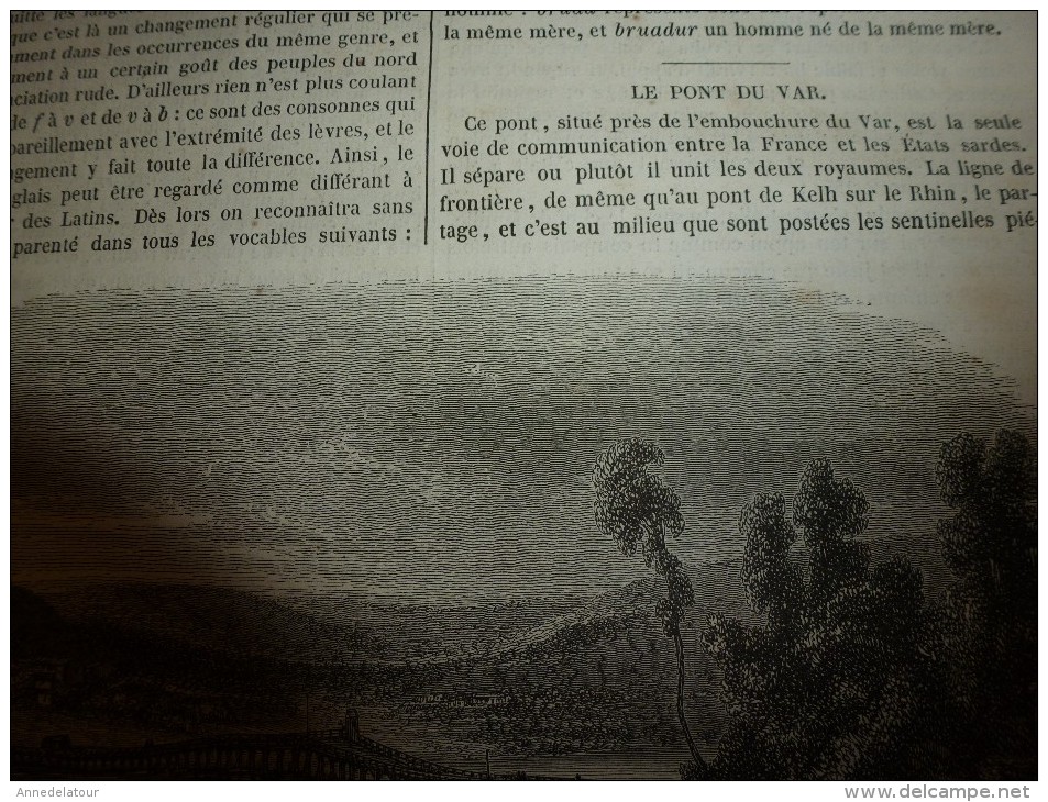 1847 MP Salon galerie Borghèse; Les classes pauvres en EGYPTE (Fellahs) ; Pont SAINT-LAURENT, sur le Var (grav-descrip)