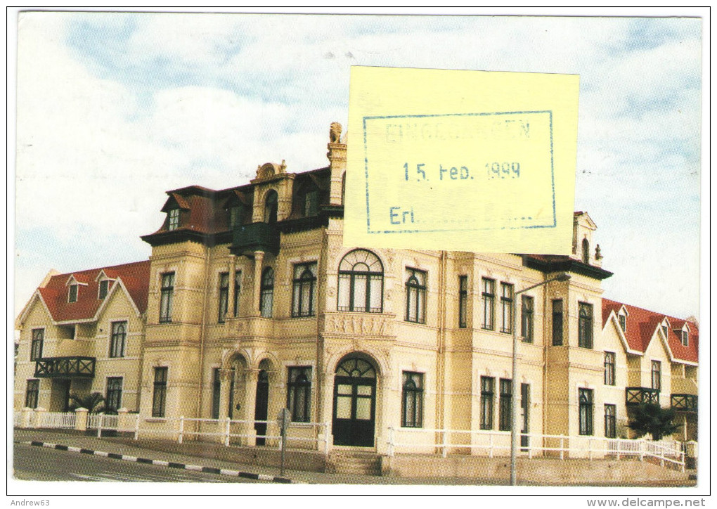SWA - NAMIBIA - 1999 - Das Hohenzollernhaus In Swakopmund, Erbaut 1905 - Leopard - Airmail - Viaggiata Per Hannover, ... - Namibië
