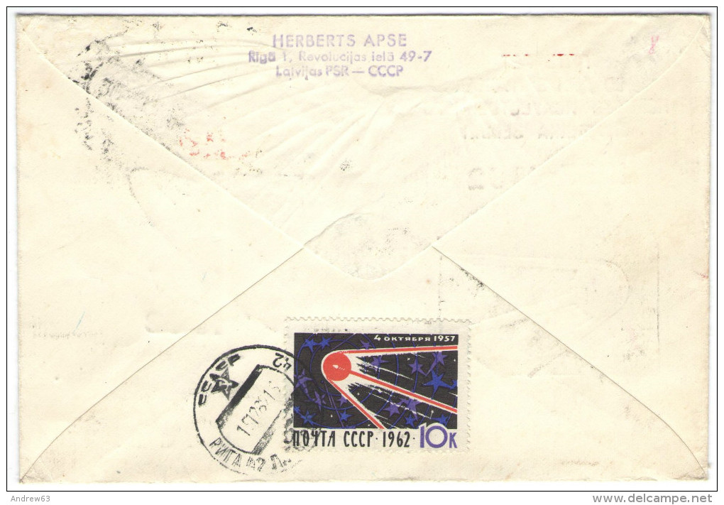 RUSSIA - RUSSIE - RUSSLAND - 1962 - 1957-1962 Space Race Satellite - FDC - Viaggiata Da Mosca Per Gotha, Germany DDR - FDC