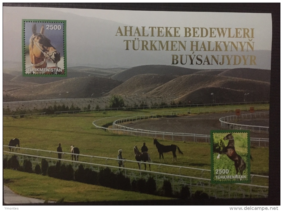 Stamps Turkmenistán  Horses 2005 4 Souvenir Sheet - Turkmenistan