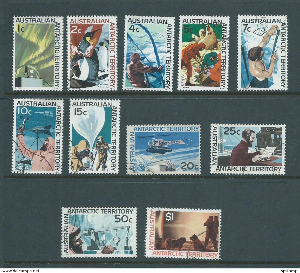 Australian Antarctic Territory 1966 Definitive Scenes Set 11 FU - Neufs