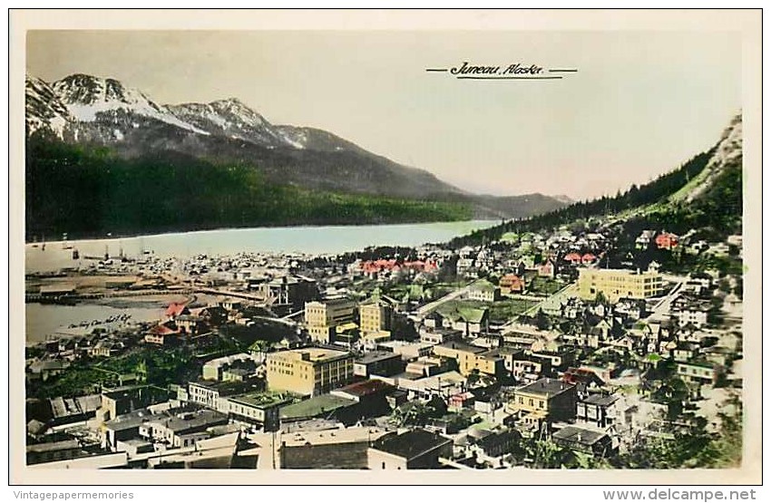 245831-Alaska, Juneau, Tinted RPPC, Gowen Sutton Photo - Juneau