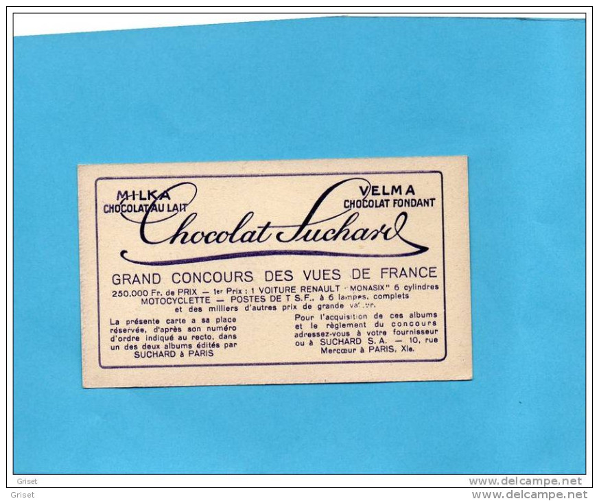 Chromos-Chocolat  Velma"SUCHARD" -chateauroux -indre-église St André-N°130 - Suchard