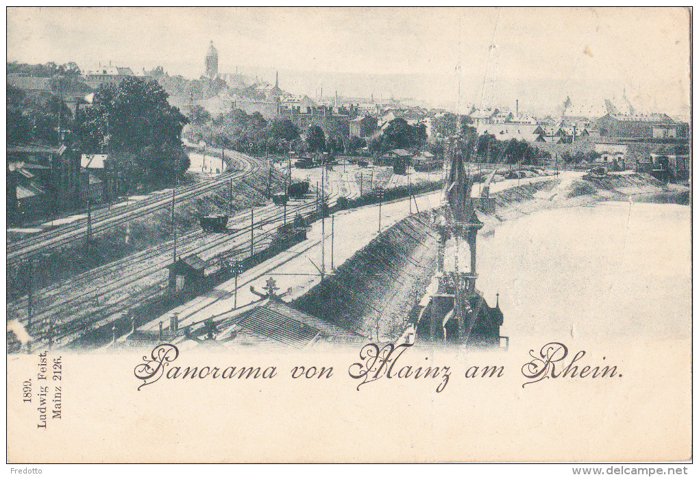 Panorama Von Mainz Am Rhein.1899 - Mainz