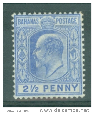 Bahamas: 1906/11   Edward    SG73    2½d     MH - 1859-1963 Colonia Británica