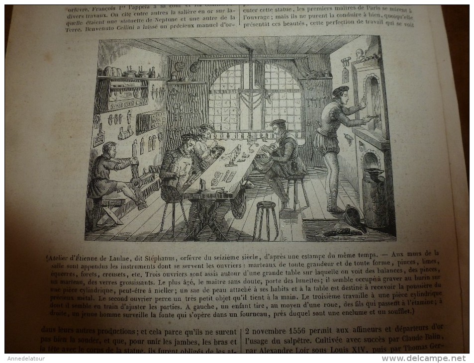 1847 MP Freeman, Peintre De Marine; Pauvres En Egypte Et Habitation Et Meubles Des Fellahs ;Orfévrerie Depuis Le XIIe S - 1800 - 1849