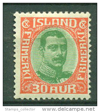 Iceland. 1920.  Nr.  93, MH - Ongebruikt