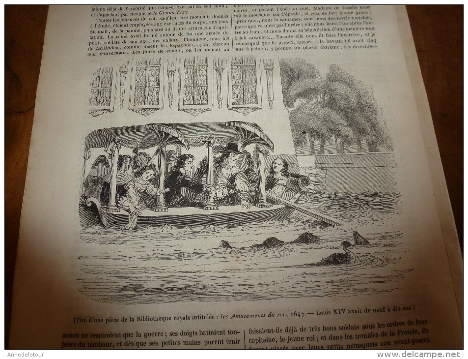 1847 MP Cascade de la Roumel (Constantine);Moutarde de Dijon; Maison de Hebel à Hausen; Carlsruhe;Amusements Louis XIV