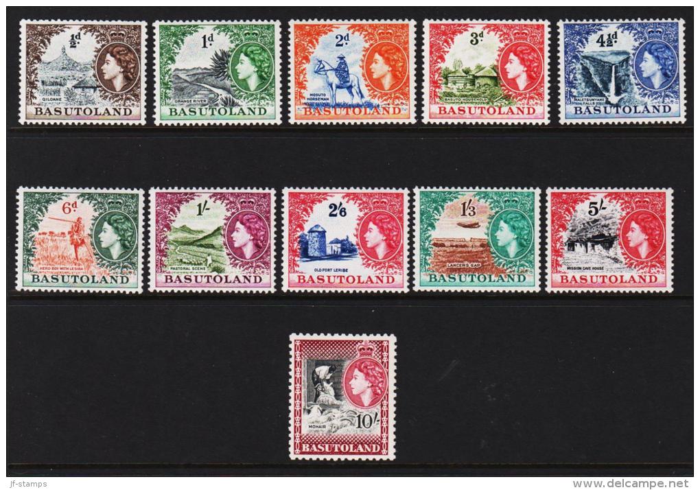 1954. Queen Elisabeth II. Country Scenary Complete Set With 11 Stamps.  (Michel: 46-56) - JF190512 - 1933-1964 Colonie Britannique