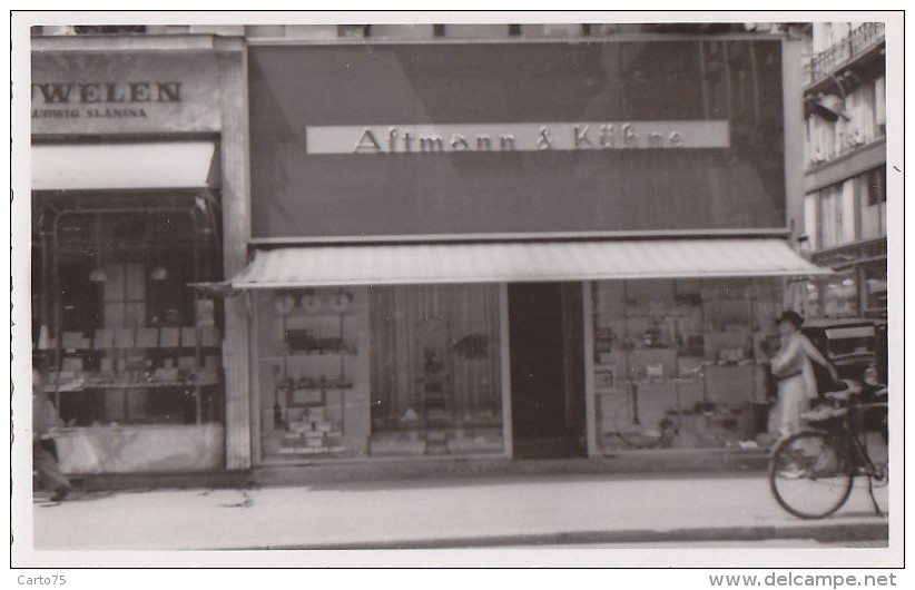 Autriche - Wien Vienne - Carte-Photo - Commerces Rue - Ringstrasse - Altmann And Kühne - Ringstrasse