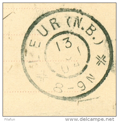 Nederlands Indië - 1904 - 2,5 Cent Opdrukzegel Op Briefkaart Naar Leur Bij Breda / Nederland - Nederlands-Indië