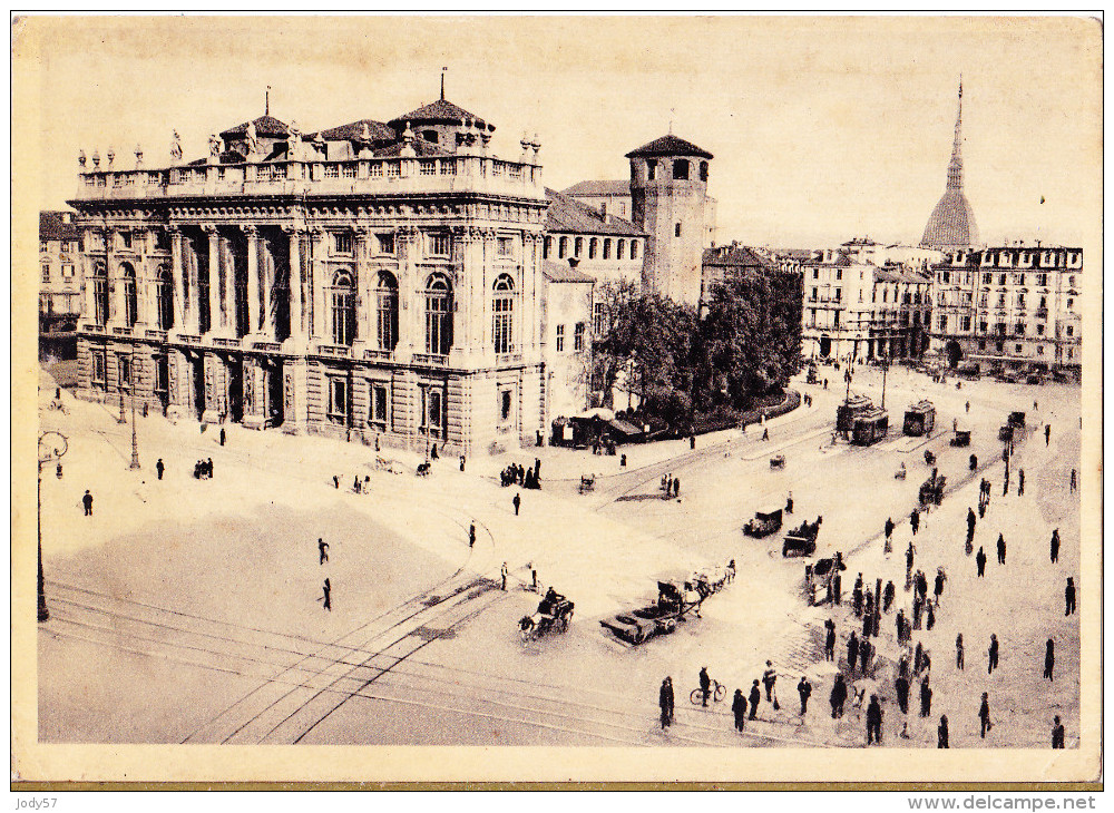 CARTOLINA   TORINO - PIAZZA CASTELLO - PALAZZO MADAMA    NON VIAGGIATA - Palazzo Madama