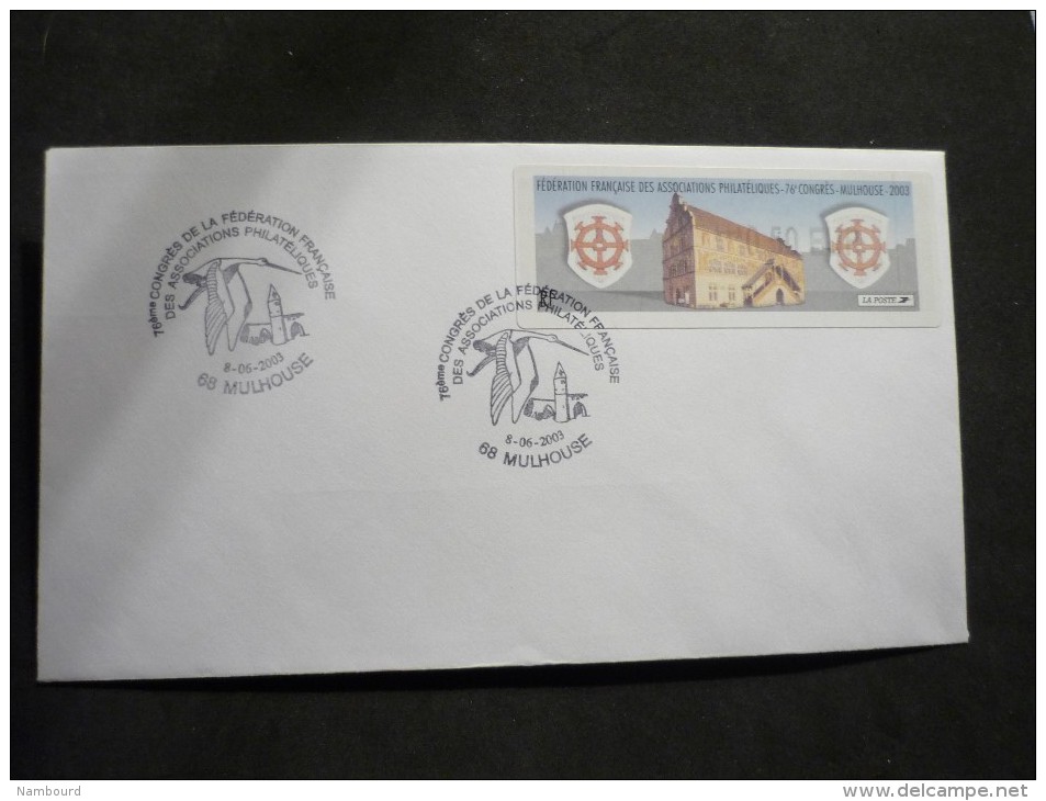 76-e Congrès National De La F.F.A.P. 8/06/2003 Mulhouse - 1999-2009 Illustrated Franking Labels