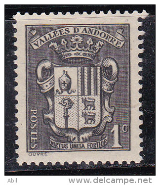 Andorre 1937-1943 N°Y.T. :  47 ** - Ungebraucht