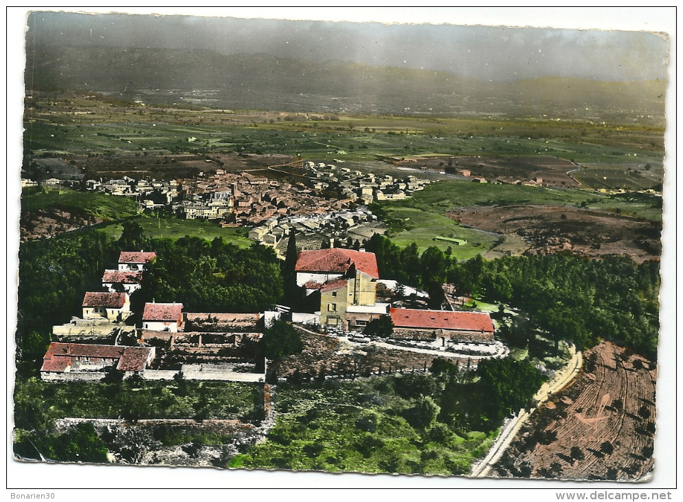 CPSM 83 ROQUEBRUNE SUR ARGENS NOTRE DAME DE PITIE VUE AERIENNE PEU COURANTE - Roquebrune-sur-Argens