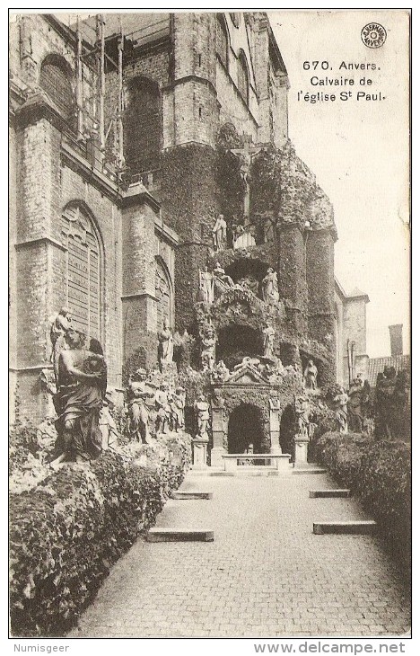 ANVERS  ---  Calvaire De L'église St. Paul - Antwerpen