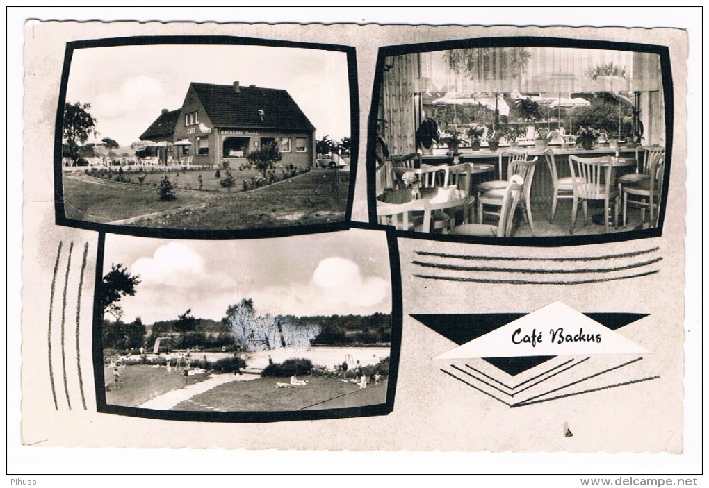 D5887     SEVELEN / ISSUM : Konditorei Backus ( Multiview( - Kleve