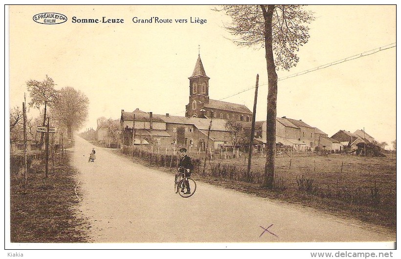 (Pers1 - 1-2 - ) Somme-Leuze - Grand'Route Vers Liège - Somme-Leuze