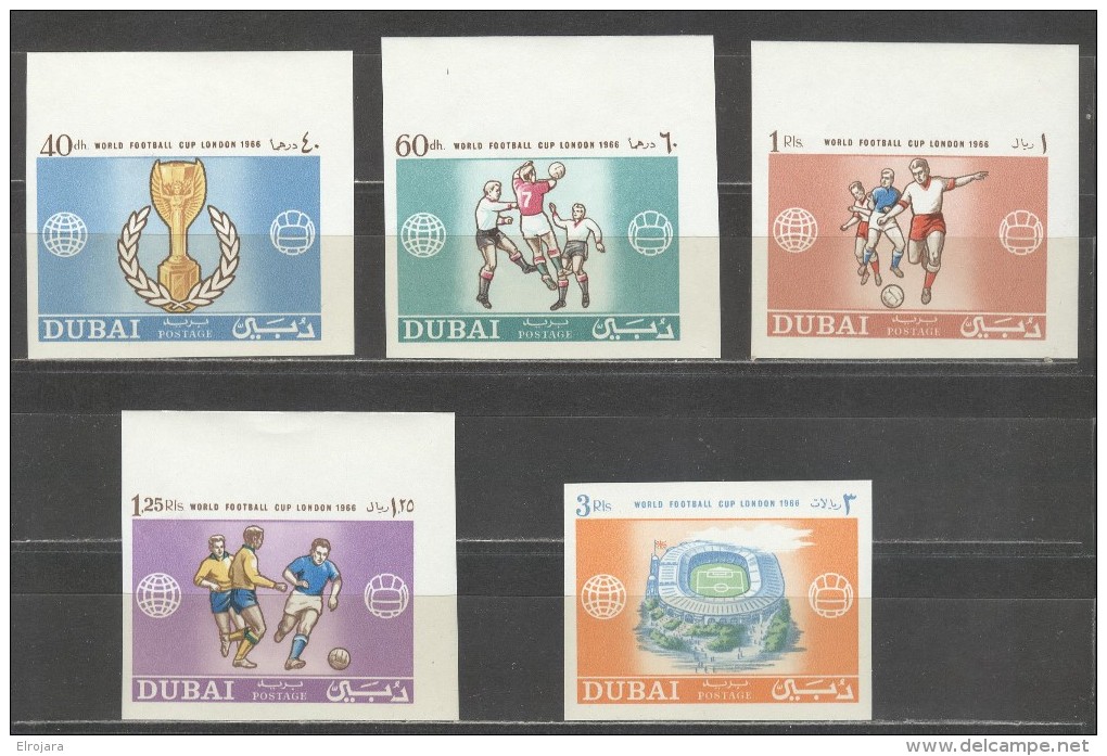 DUBAI Imperforated Set Mint Without Hinge - 1966 – England