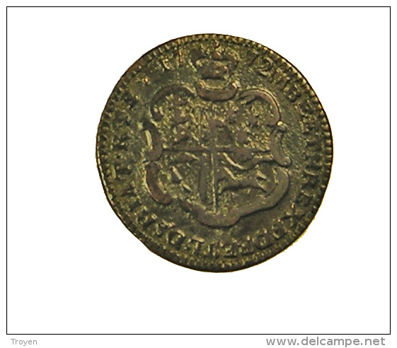 Farthing - Angleterre - 1772 - Cuivre - Georges III - TB+ - A. 1 Farthing