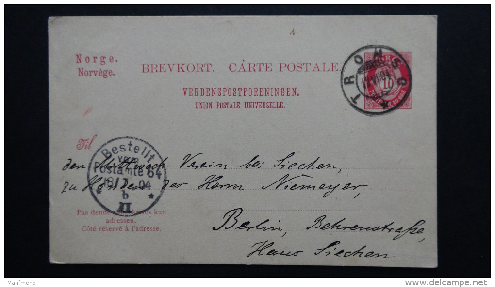 Norway - 1902 - Mi: P 52I O - Look Scans - Enteros Postales