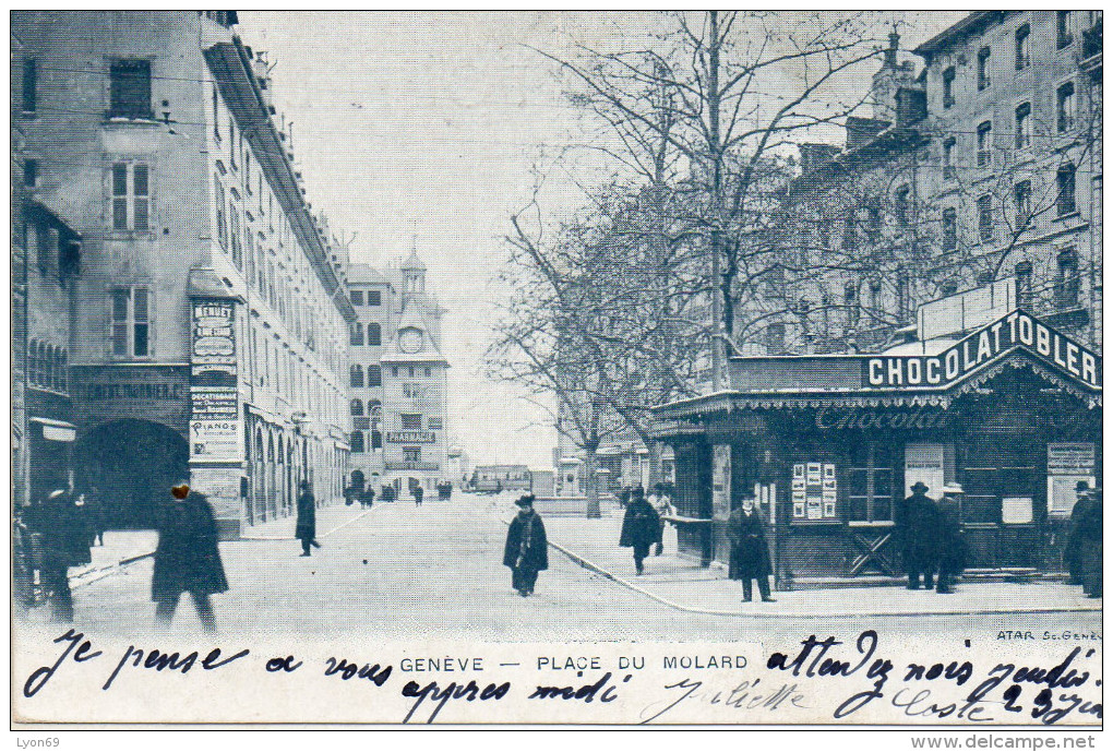 GENEVE  PLAC DU MOLARD  AGE D OR - Genève