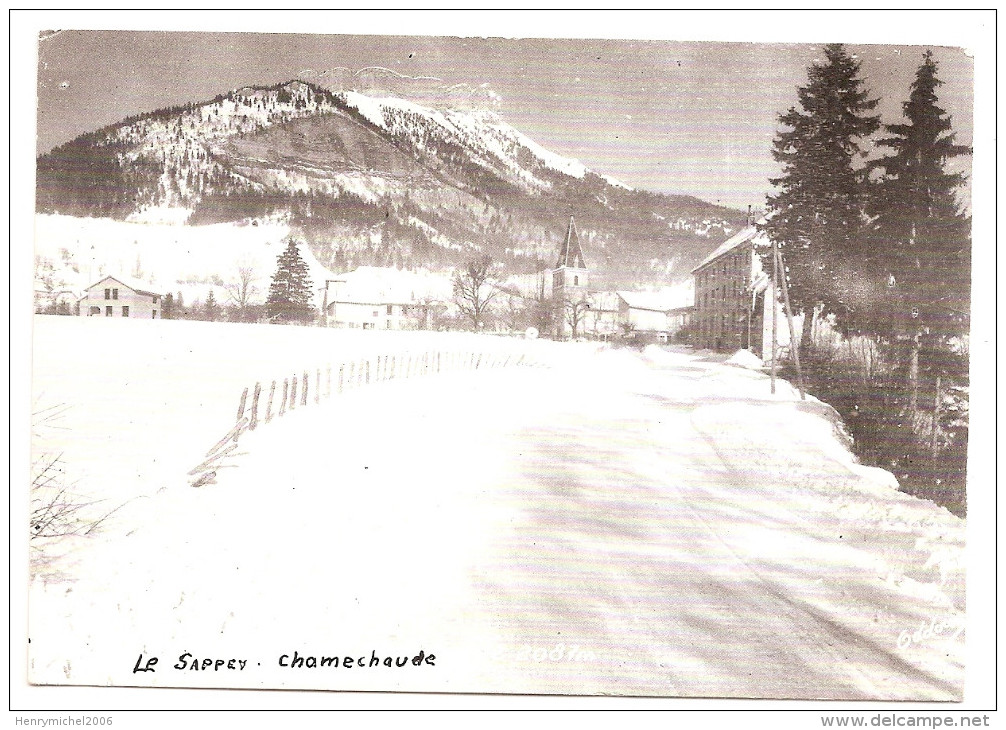 Isère - 38 - Le Sappey Chamechaude En Chartreuse Ed Photo Fousset Oddoux , Cachet Pointillé - Chartreuse