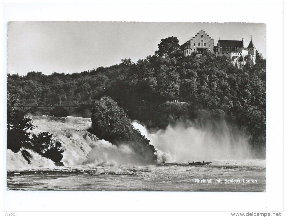 Rheinfall Mit Schloss Laufen 1955 - Sonstige & Ohne Zuordnung