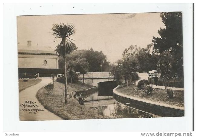 GARDENS INVERCARGILL N Z (230)     1908 - Nouvelle-Zélande