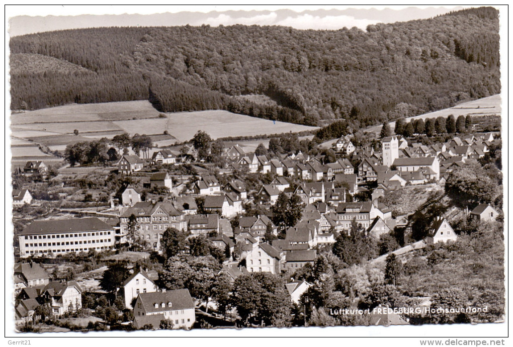 5948 SCHMALLENBERG - FREDEBURG, Panorama, 1963 - Schmallenberg