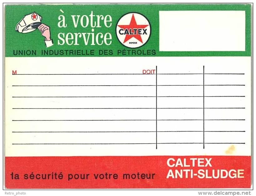 Carnet Automobile : Caltex, Union Industrielle Des Pétroles ( Une Dizaine De Feuillets ) - Non Classés