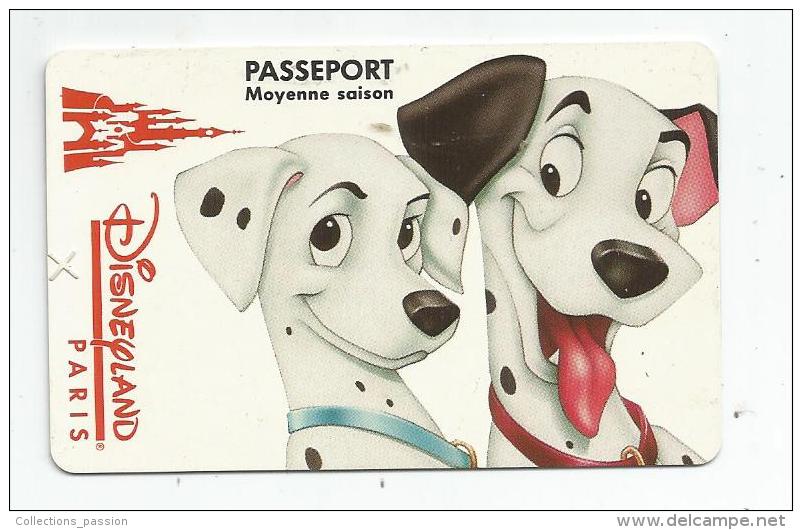 E-T-I , Ticket D´entrée PASSEPORT MOYENNE SAISON  ,  1995 , DISNEYLAND , Paris - Tickets - Vouchers