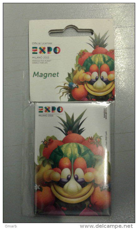 Alt827 Magnete Magnet Expo Milano 2015 Universal Exposition Mascotte Food Cibo Energy Mascotte Foody - Otros & Sin Clasificación