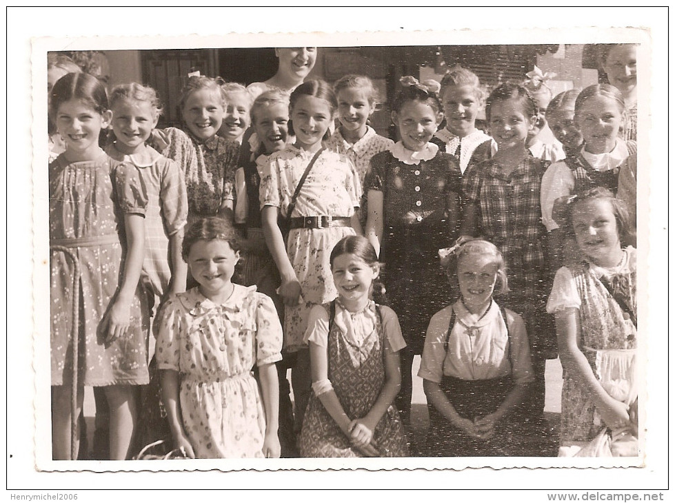 Suisse - Lucerne - Weggis - Jeunes Filles Carte Photo Schneider - Lucerne