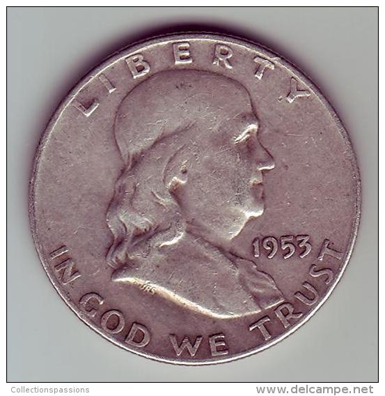 - USA - Etats Unis - Half Dollar Franklin 1953 D. - 1948-1963: Franklin