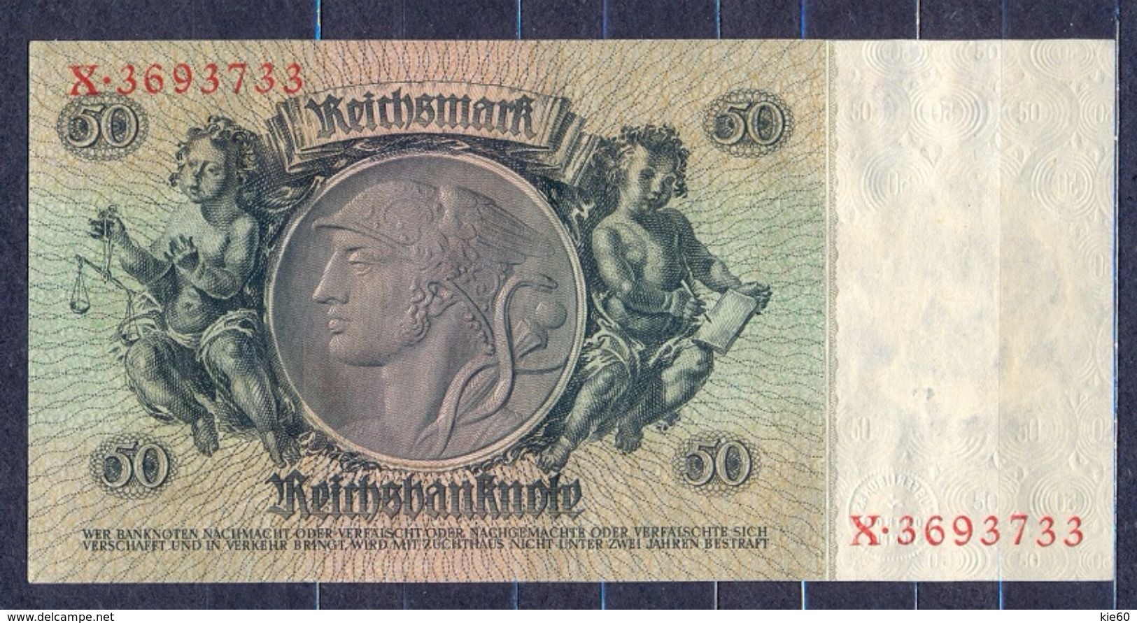 Germany - 1933 -50 Mark....X/X.. ..P182a,  R175a,..XF - 50 Reichsmark