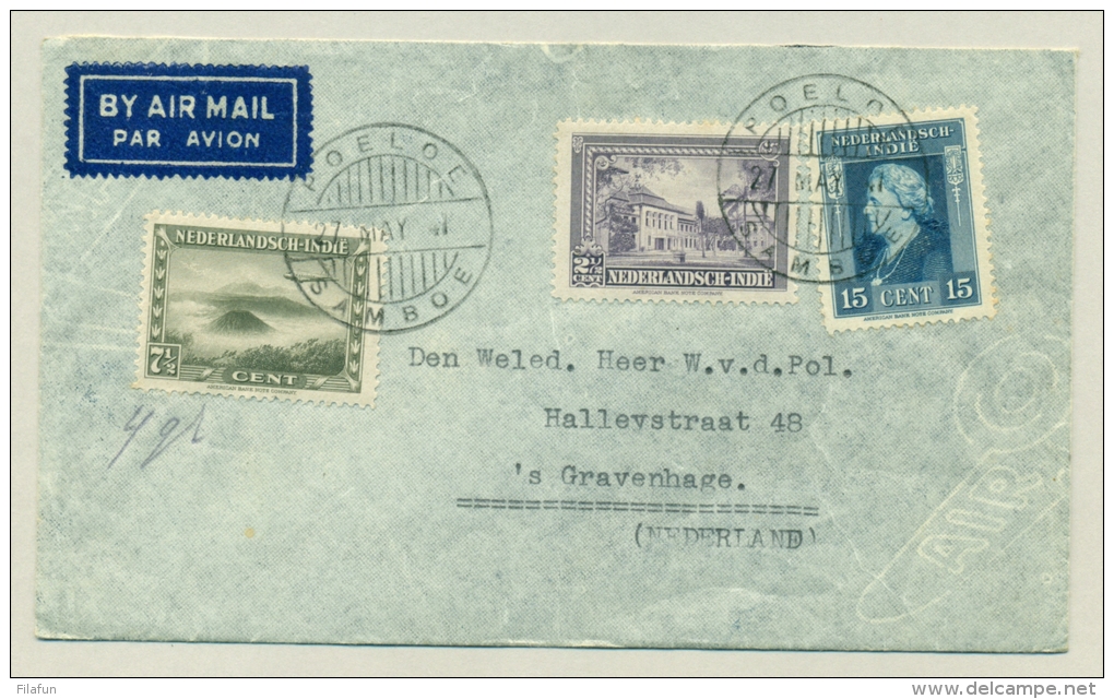 Nederlands Indië - 1947 - POELOE SAMBOE On Cover With Contents To Den Haag / Nederland - Netherlands Indies