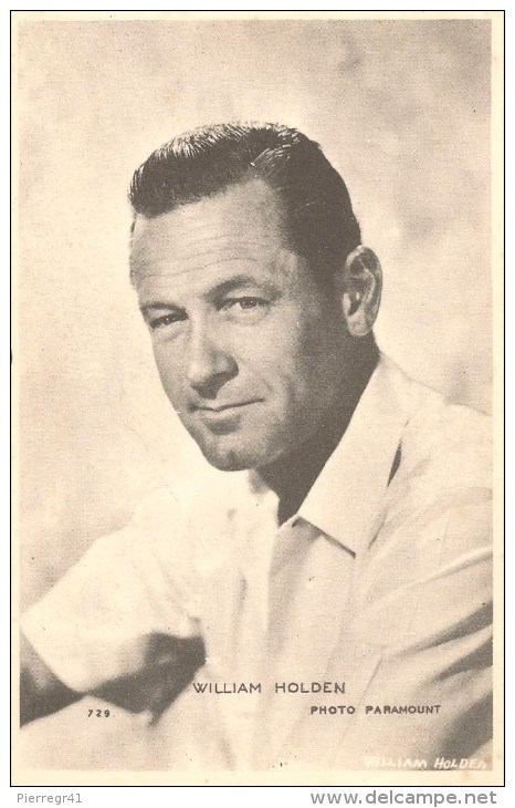 CPA-1956-ARTISTE USA -WILLIAM HOLDEN-PHOTO Mate PUB-Biscottes SUPER-PARIS-TBE - Artiesten