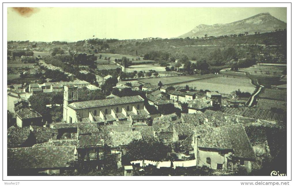 CPSM  LA GARDE  ,le Village Et Les Environs Vue Prise De La Tour - La Garde